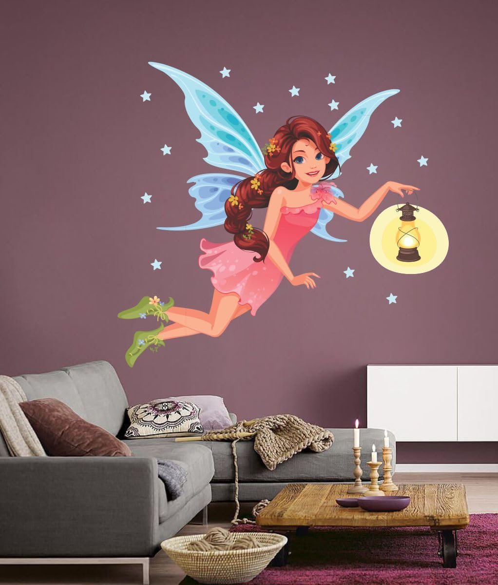 Home 3D Fairy Big Size Wall Sticker for Modern Home Decor Art